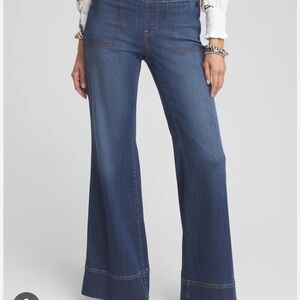 Chico’s Pull-On Trouser Flare Jeans